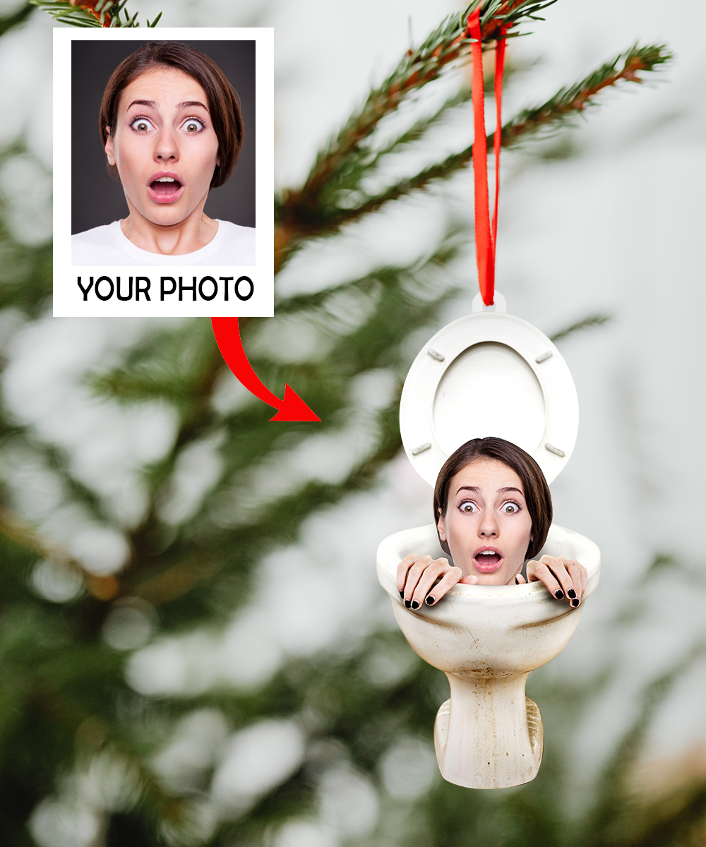 Custom Photo Ornament - Personalized Photo Mica Ornament - Gift For Family Member - Funny Christmas Moments | NewF