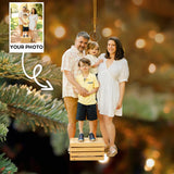 Customized Your Photo Ornament - Personalized Photo Mica Ornament - Christmas Gifts For Family, Fiend | Family 2024