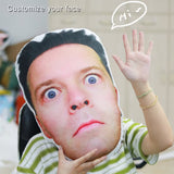 Custom Face Pillow, Funny Photo Pillow, Face Body Pillow, Personalized Photo Pillow, Funny Gift