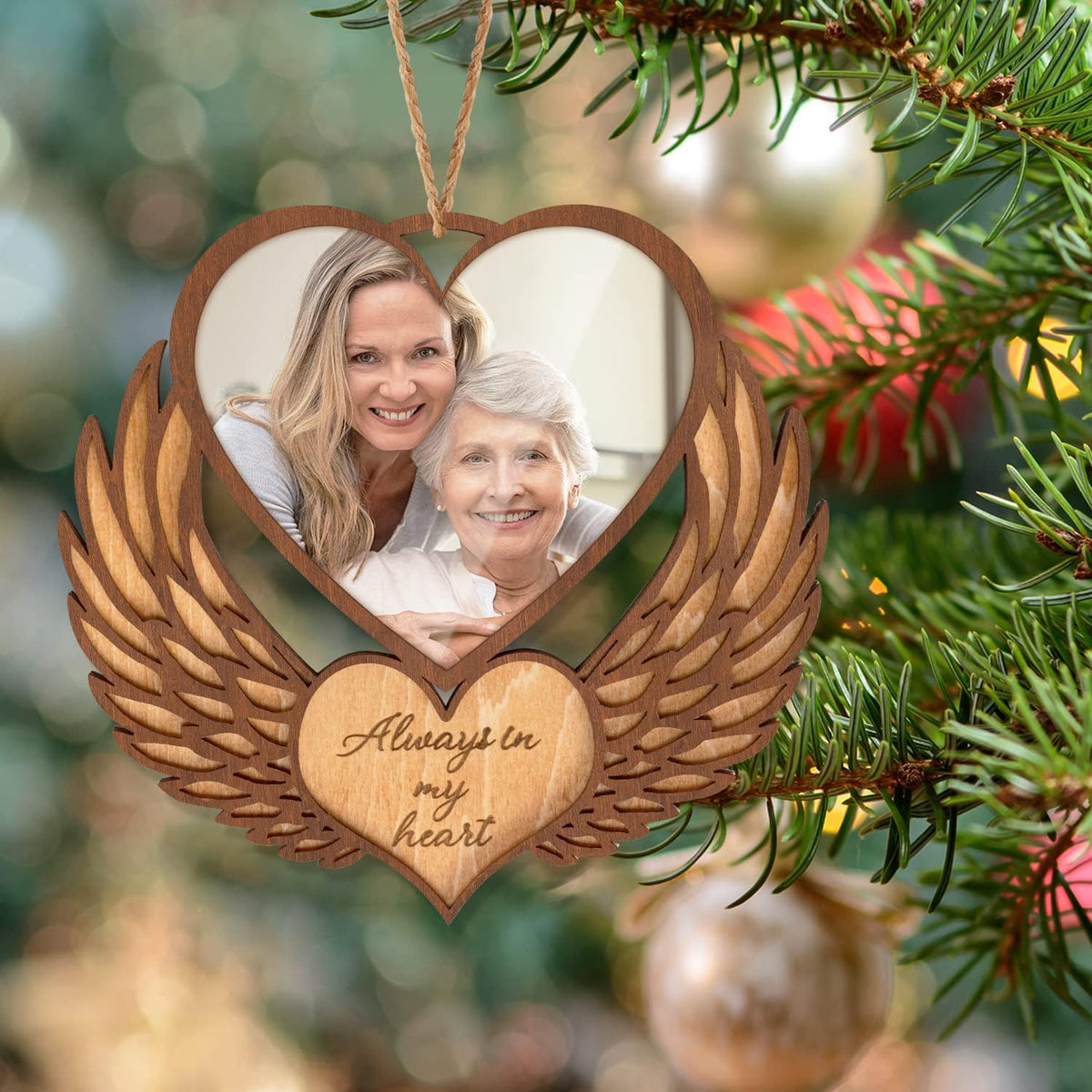 Always In My Heart, Memorial Ornament | Memorial Ornament