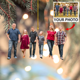 Family Photo Ornament - Personalized Custom Photo Mica Ornament - Christmas Gift For Family, Family Members | Friend 7