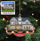 Custom Photo New Home Christmas Photo Ornament | Home 2