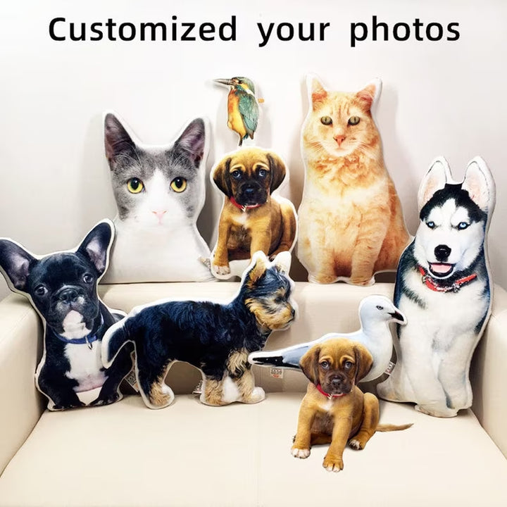 Custom Pet Pillow, Personalized Pillow, Pet Memorial Gift, Custom Shape Pillow, Dog Pillow, Cat Pillow, Pet Lover Gift