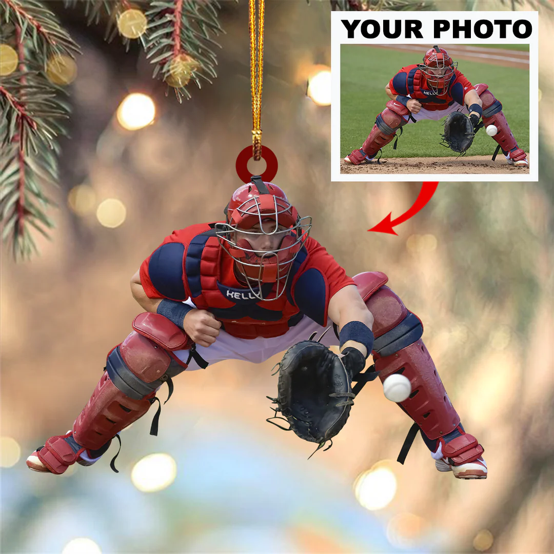 Customized Your Photo Ornament - Personalized Photo Mica Ornament - Christmas Gifts For Family Member