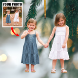 Custom Photo Ornament - Kids Photo Ornament - Personalized Custom Photo Mica Ornament - Christmas Gift For Family, Family Members, Kids | Baby 1