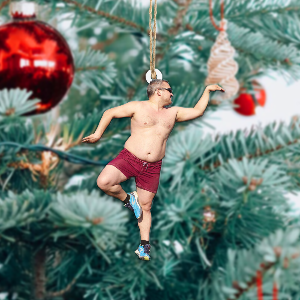 Custom Photo Ornament -Christmas Gift For Friend And Family - Funny Moment Photo | Funny 2
