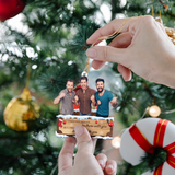 Custom photo Ornament - Personalized Photo Mica Ornament - Christmas Gift For Family, Friends | With You