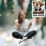 Personalized Photo Ornament, Perfect Gift for Love One | Sick