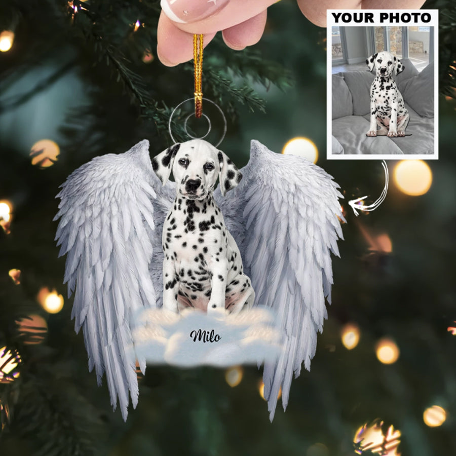 Custom Photo Ornament, You Are My Angel, Christmas Gift For Pet Lover, Pet Loss Gift| Pet Wings
