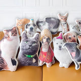 Custom Face Pillow, Picture Pillow, Personalized Pet Pillow, Funny Gift For Friend, Christmas Gift