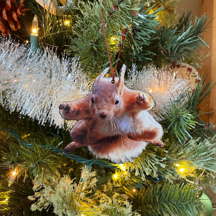 Funny Christmas Ornament - Flying Squirrel | Squirrel