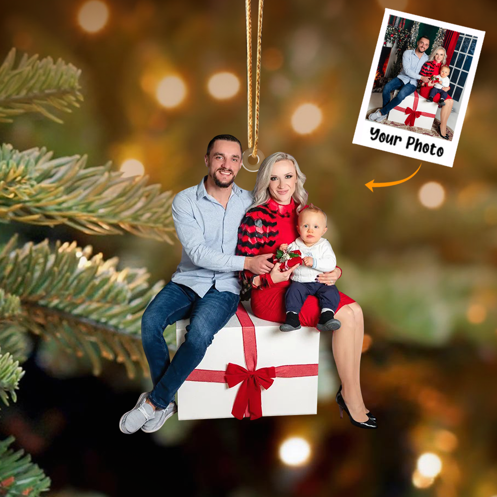 Personalized Christian Custom Photo Ornament Gifts, Perfect Christmas Gift for Christians, Family and Friends | Jesus 1