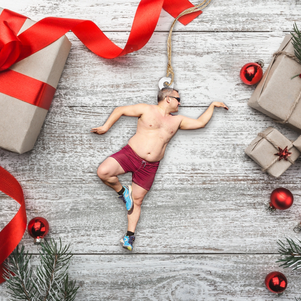 Custom Photo Ornament -Christmas Gift For Friend And Family - Funny Moment Photo | Funny 2