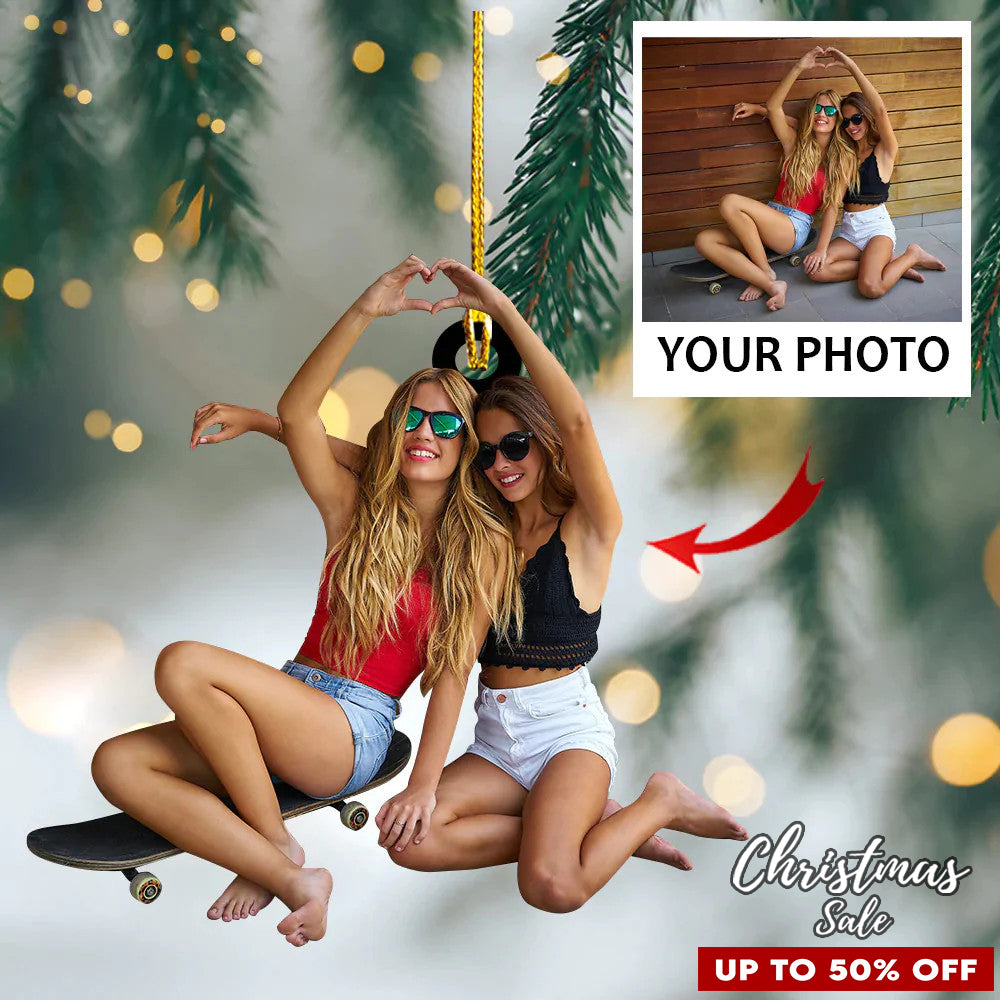 Custom Photo Ornament, Lovely Gifts, Christmas Gift for Kids, Family, Friends. Christmas Decor | Lovely 2