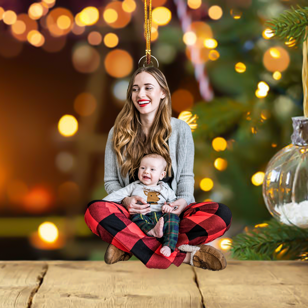 Personalized Photo Mica Ornament - Customized Your Photo Ornament - House Ornament Christmas | Mom 2