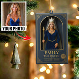 Turn Your Photo into an Action Figure - Custom Photo Ornament Toy Box Portrait | Queen