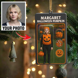Turn Your Photo into an Action Figure - Custom Photo Ornament Toy Box Portrait | Halloween Pumpkin