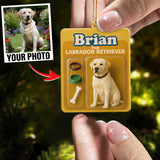 Turn Your Photo into an Action Figure - Custom Photo Ornament Toy Box Portrait | Labrador Retriever