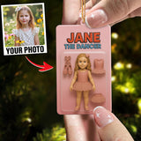 Turn Your Photo into an Action Figure - Custom Photo Ornament Toy Box Portrait | Dancer