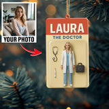 Turn Your Photo into an Action Figure - Custom Photo Ornament Toy Box Portrait | Doctor