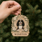 Personalized Wedding Pup Photo Wood Ornament - Custom Pet Keepsake - image 6