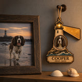 Personalized Guiding Light Pet Memorial Photo Wood Ornament - Custom Pet Keepsake - image 5