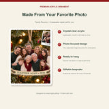 Personalized Family Reunion Acrylic Ornament - Custom Photo Keepsake - image 2