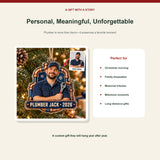 Personalized Plumber Photo Acrylic Ornament - Custom Christmas Keepsake - image 5