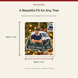 Personalized Delivery Driver Photo Acrylic Ornament - Custom Christmas Keepsake - image 3