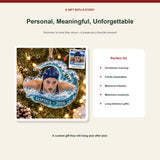 Personalized Swimmer Photo Acrylic Ornament - Custom Athlete Christmas Keepsake - image 5