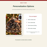 Personalized Motorcycle Photo Acrylic Ornament - Custom Photo Keepsake - image 7