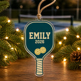 Personalized Pickleball Photo Acrylic Ornament - Custom Athlete Christmas Keepsake - image 2