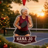 Personalized Pickleball Photo Acrylic Ornament - Custom Athlete Christmas Keepsake - image 4