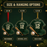 Personalized Baseball Jersey Acrylic Ornament - Custom Name and Number - image 7