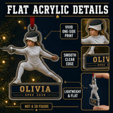 Personalized Fencing Photo Acrylic Ornament - Custom Athlete Christmas Keepsake - image 6