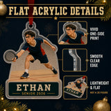 Personalized Squash Photo Acrylic Ornament - Custom Athlete Christmas Keepsake - image 6