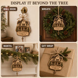 Personalized First Christmas Home Wood Ornament - Custom Keepsake - image 6