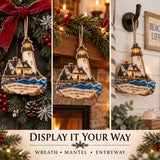 Personalized Lighthouse Keepers Christmas Wood Ornament - Custom Keepsake - image 6