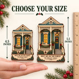Personalized Christmas On The Porch Wood Ornament - Custom Keepsake - image 4
