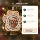 Personalized Pet First Christmas Wood Ornament - Custom Keepsake - image 3