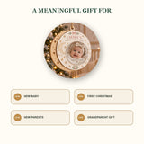 Personalized Baby First Christmas Wood Ornament - Custom Keepsake - image 8