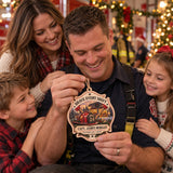 Personalized Firefighter Wood Ornament - Custom Keepsake - image 3