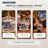 Personalized Truck Driver Wood Ornament - Custom Keepsake - image 7