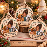 Personalized Veterinarian Wood Ornament - Custom Keepsake - image 2