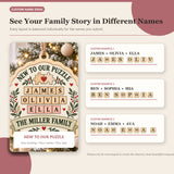 Personalized New Baby Puzzle Wood Ornament - Custom Keepsake - image 2