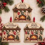 Personalized Grandmas Little Blessings Wood Ornament - Custom Keepsake - image 2