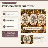Personalized Bridal Bouquet Wood Ornament - Custom Keepsake - image 5