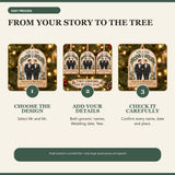 Personalized Mr And Mr Wood Ornament - Custom Keepsake - image 6