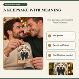 Personalized Mr And Mr Wood Ornament - Custom Keepsake - image 8