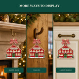 Personalized Schoolhouse Classic Red Acrylic Ornament - Custom Names Keepsake - image 8